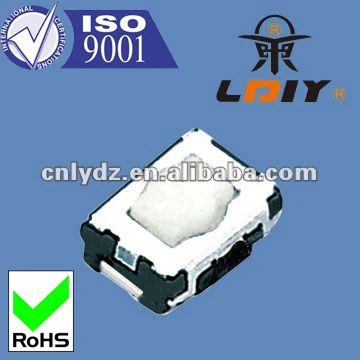 23 years experience 3*4*2.0mm subminiature tactile switch SMD momentary push botton switch high quality micro switch