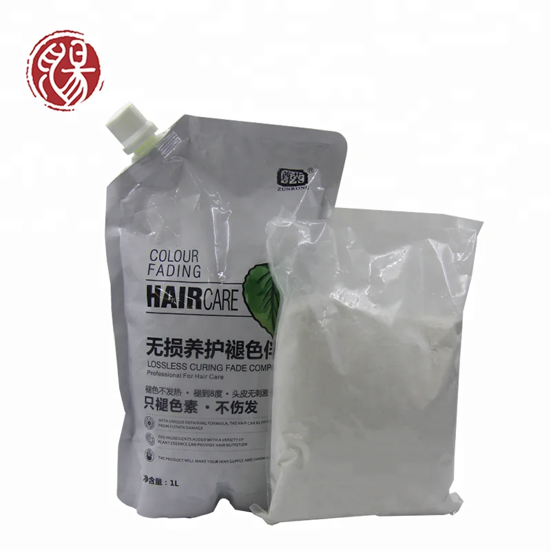Wholesale Best Natural Plant Protein Extract Ammonia-free Formula Mixed Hair Bleaching Cream ppd free Professional Hair Color