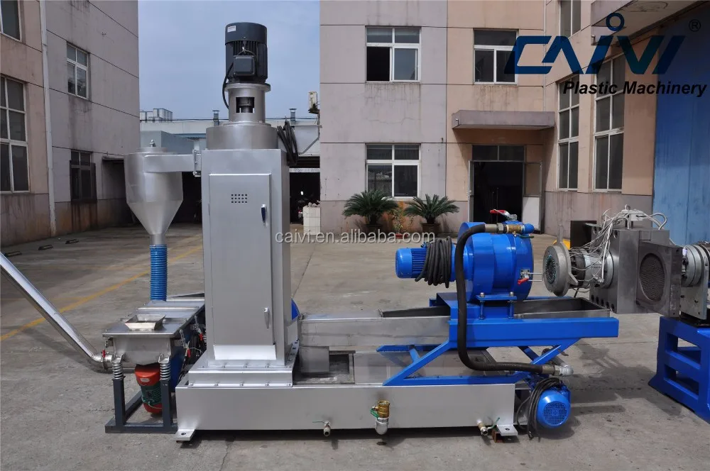 single stage BOPP BOPE plastic film granulating line