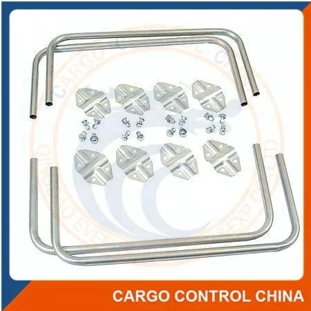 Adjustable Ratcheting Cargo Bar for Truck Control With Bolt on Hoop