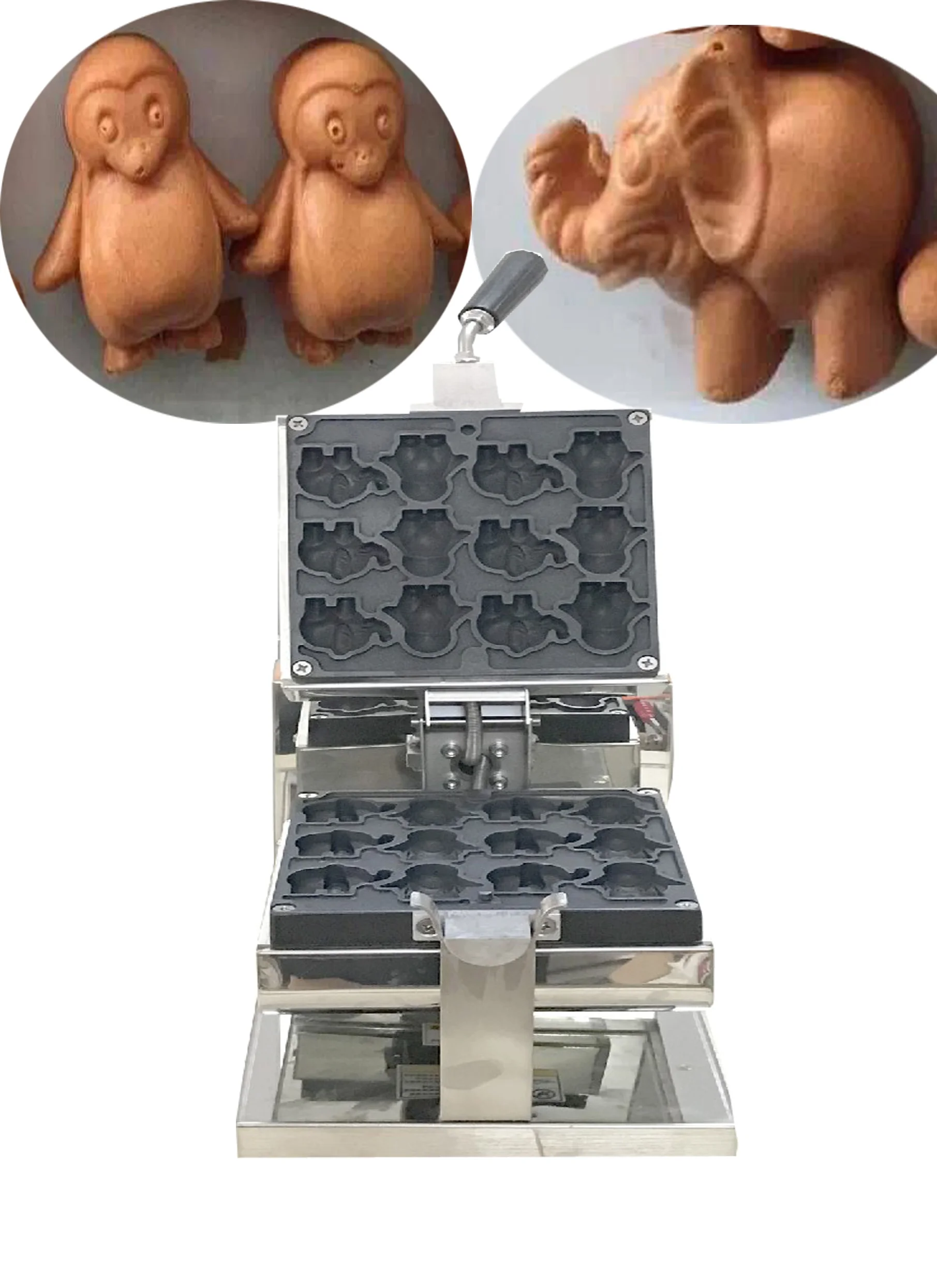 
Top quality Electric Mini Taiyaki Maker Bear mould Waffle maker Belgium waffle machine 