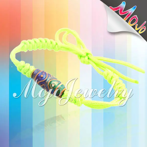 Neon Cord Handmade Bracelet Mood Color Changing Jeweler Beads