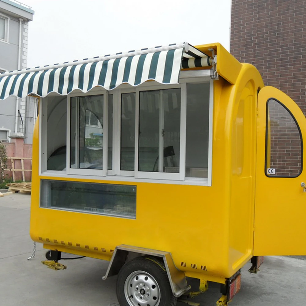 Закуски мобильного Burger питания хлебобулочные трейлер машина для небольшой кухни стенд использовать