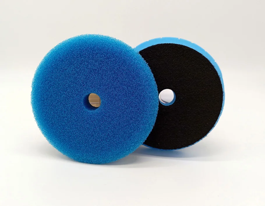 Blue Coarse Heaving Cutting Pad 6 Inch Rupe Buf Flat Surface Car Polishing Sponge Pad For Car Polisher