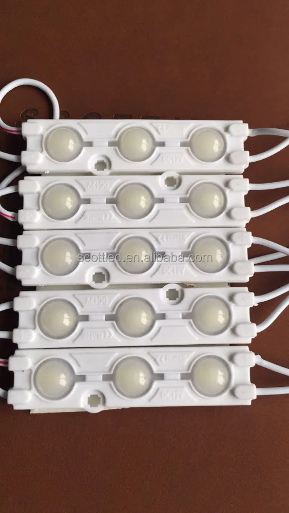 SMD 5050 3pcs Pixel LED Module 0.72W IP68 12V sign letter injected lamps