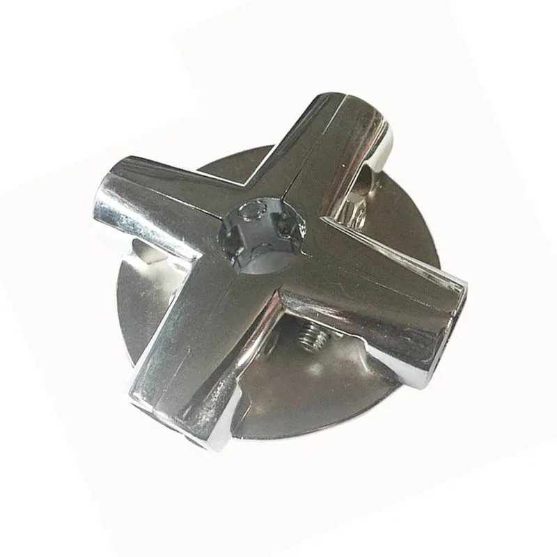 wholesale Chrome Iron 4 way tube connector 25mm joker for sale