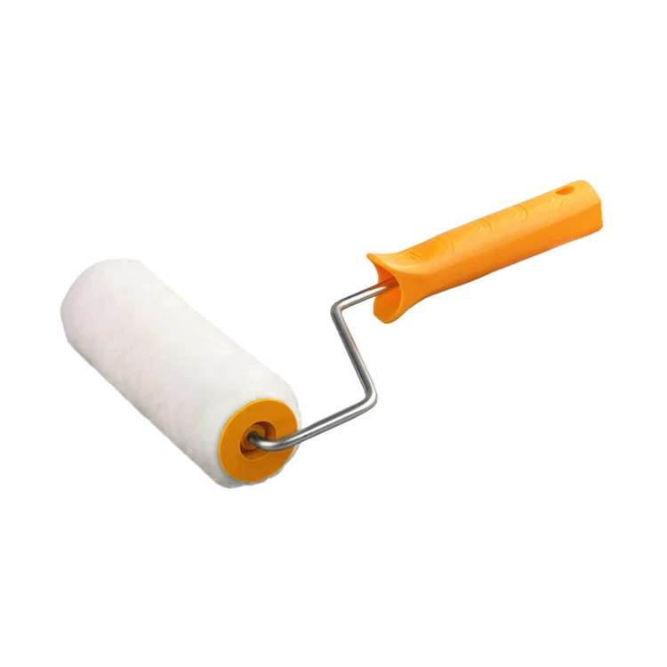 Sanfine Decorative Tools Plastic Handle Paint Roll Brush Wall Painting Go Roller Disposable Roller Brushes