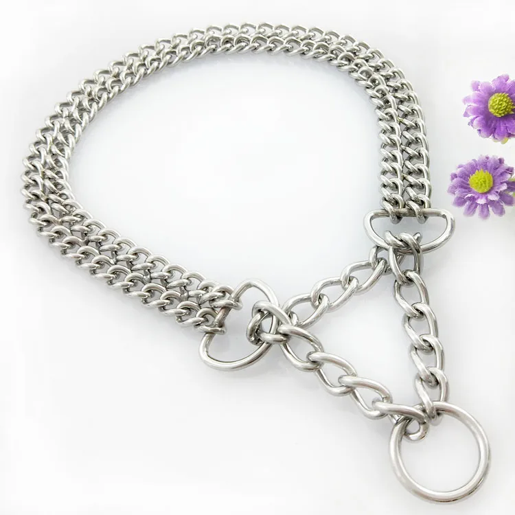Высококачественный металлический Дроссельный ошейник медная змеиная цепь для собак
