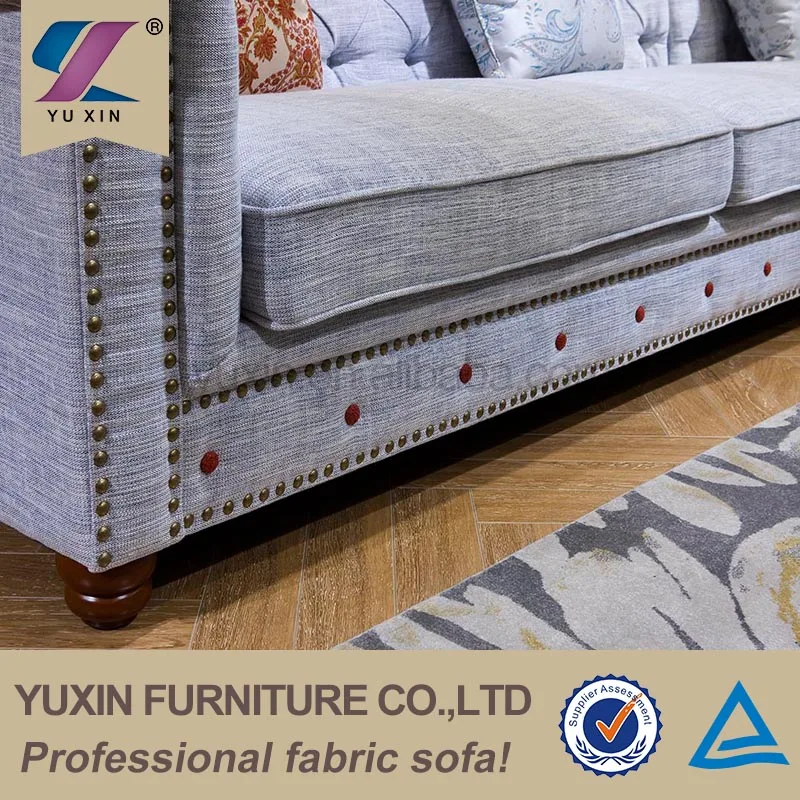 Classical sofa for living room furniture conner fabric sofa