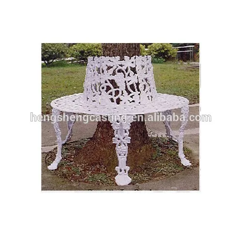 Cast Iron Garden Round Bench