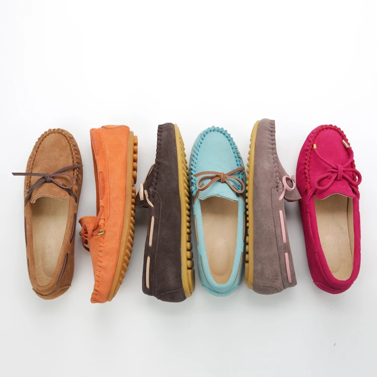 Classic Genuine Leather Penny Loafers Driving Office Loafers Flat Moccasins Casual Boat Women Shoes