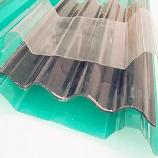 pc skylighting corrugated sheet lightweight transparent roofing materials