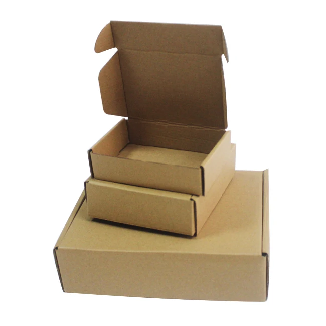 China Brown Color Standard Export Mailing Carton Corrugated Paper Mailer Shipping Box