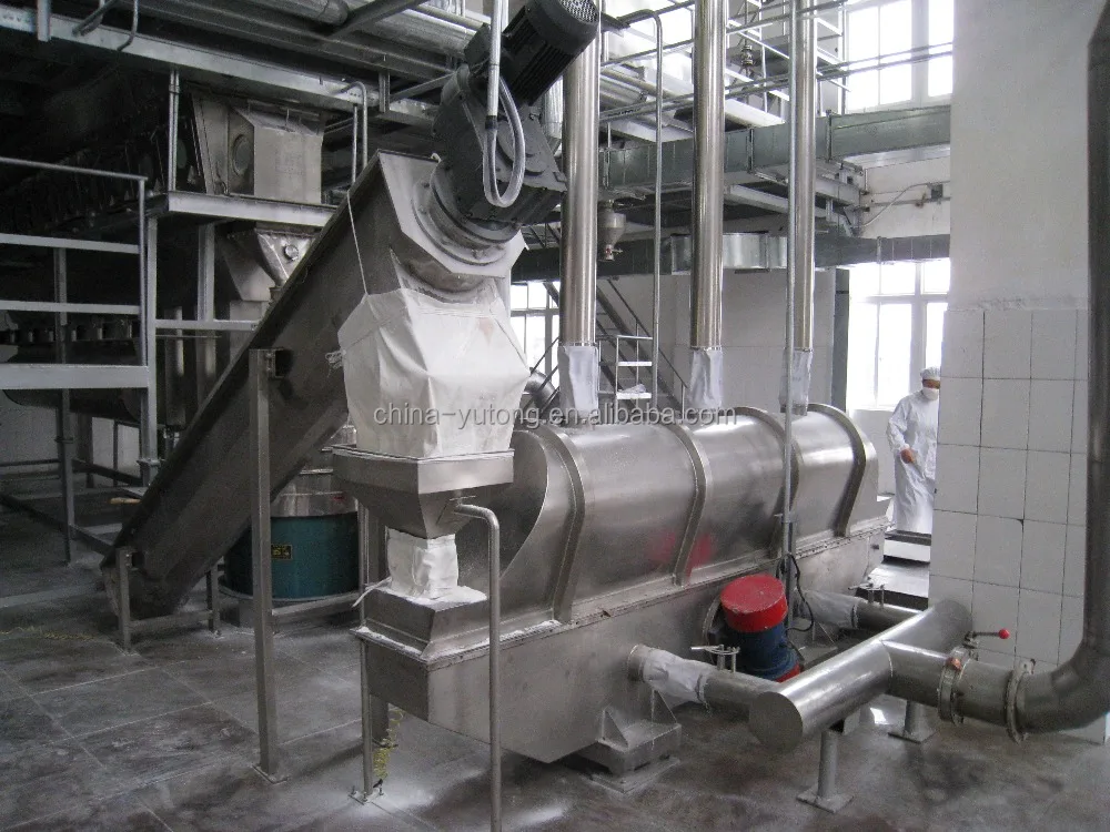 Calcium citrate  vibrate fluid bed dryer in chemical industry
