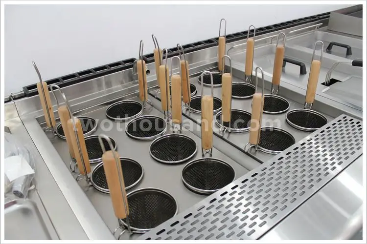 TT-WE151C 16 Baskets Commercial Gas Noodle Pasta Boiler Cooker