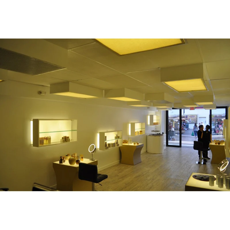 LUX Customized Modern Design Beauty Salon Store Furniture For Cosmetics