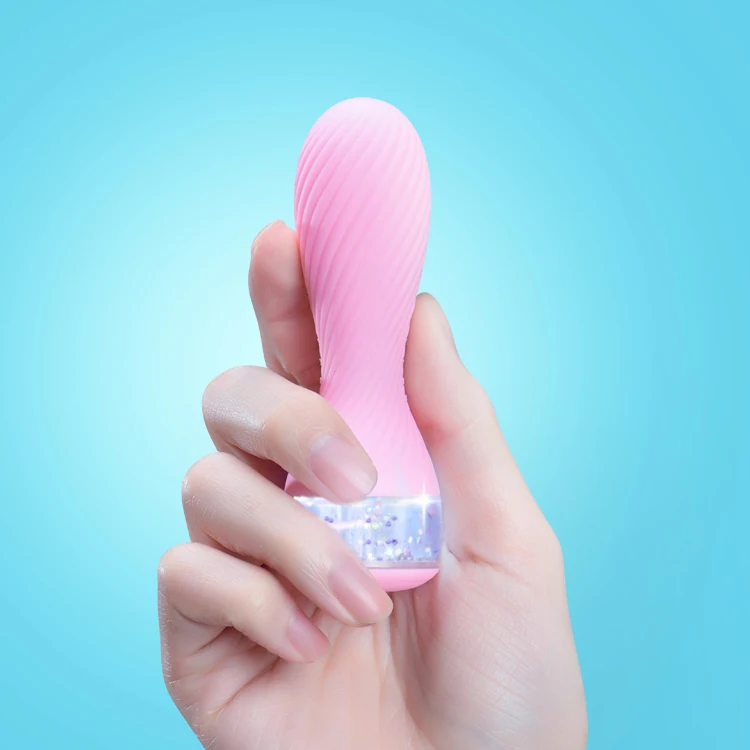 Medical Silicone  USB Rechargeable sexy spiral medical sex toys Women mini adult Vibrator massager wand  for women