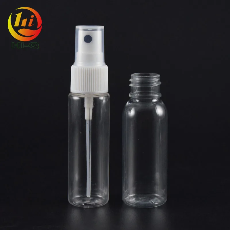 food grade 60ml plastic perfume bottles 100 ml custom pet 30 ml clear spray bottle