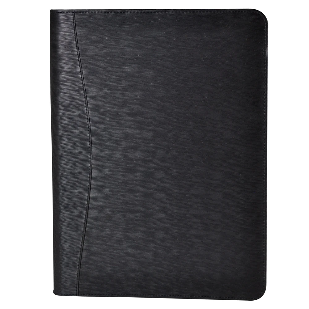 Professional high quality a4 size leather document portfolio case