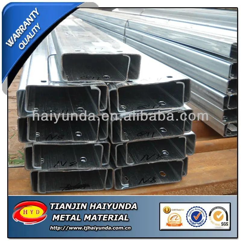  Оцинкованный холоднокатаный канал с прорезями/канал Unistrut C