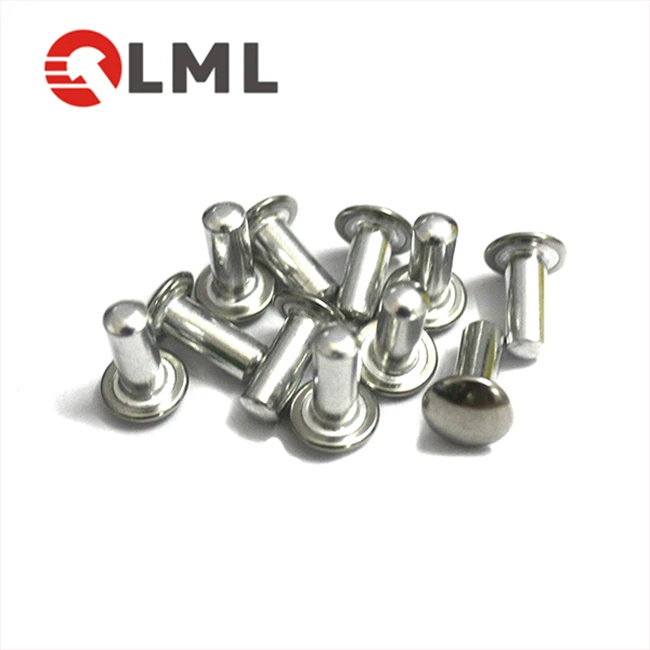 Stainless Steel Round Head Rivets / Aluminum Rivet With SS Cap