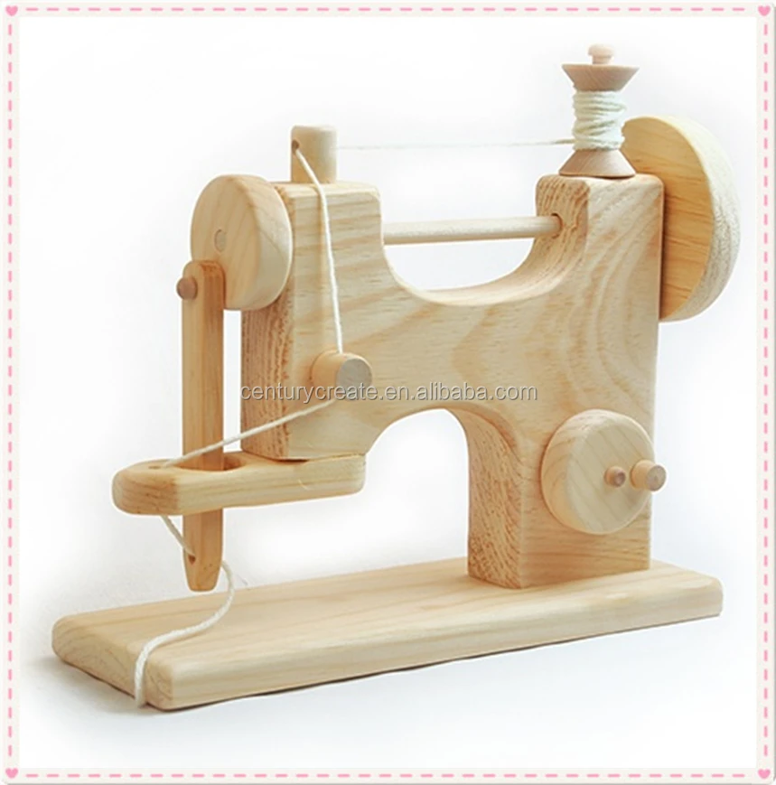 Mini activity wooden Sewing machine toy for kids