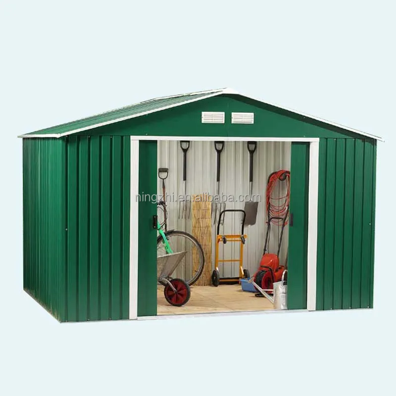 Portable steel frame outdoor garden shed / storage