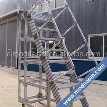 Высококачественного алюминиевого промышленного шаг платформы для обслуживания платформы