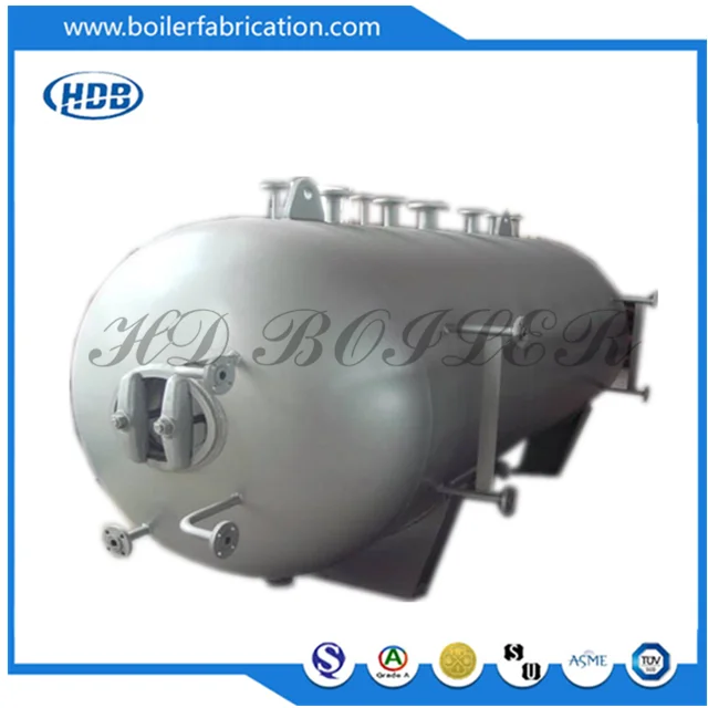 Horizontal Painted Natural Circulated Boiler Steam Drum for Power Station