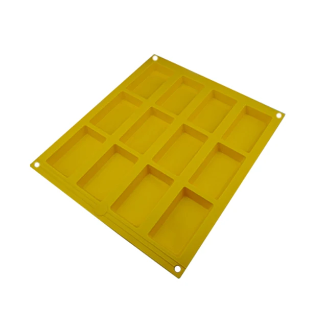 Factory Wholesale DIY handmade BPA free 4 cavity rectangle silicone soap mold bar soap making molds