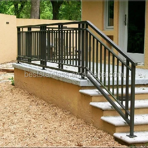 Горячая Распродажа, высококачественные использованные перила из кованого железа для лестницы