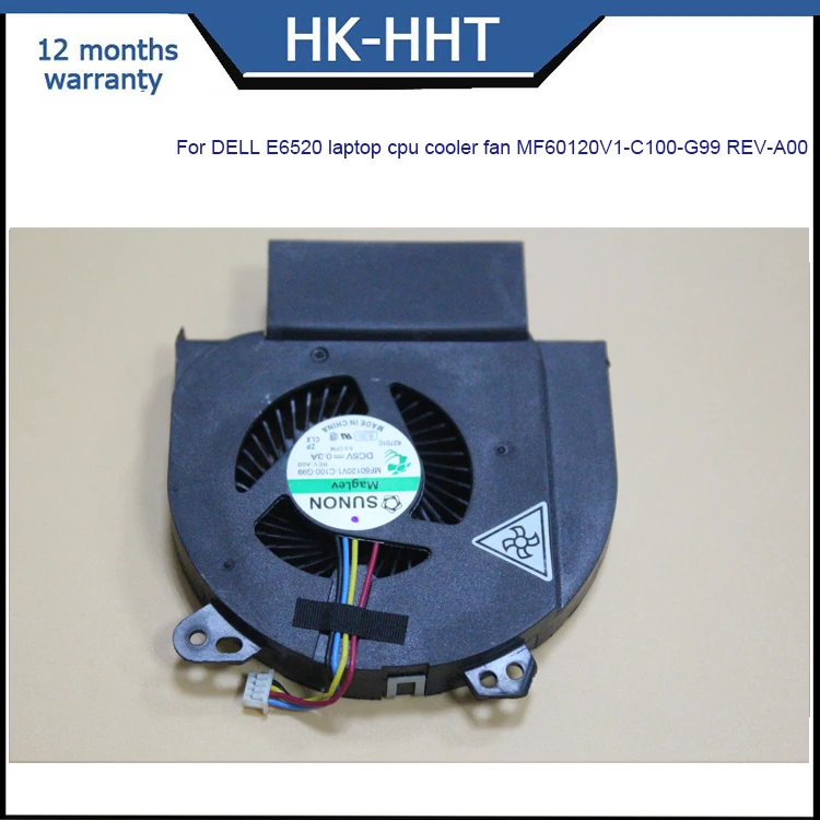 HK-HHT New SUNON CPU Cooling Fan For Dell Latitude E6520 MF60120V1-C100-G99