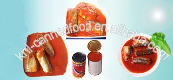 425g Canned mackerel, Canned pilchards in tomato sauce