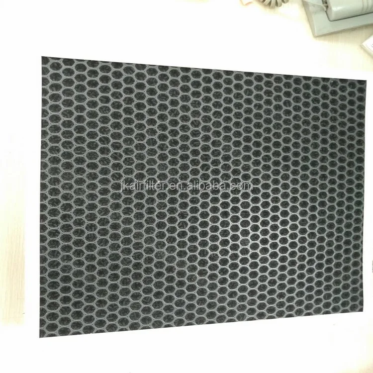 high efficiency black cardboard modified activated carbon air filter