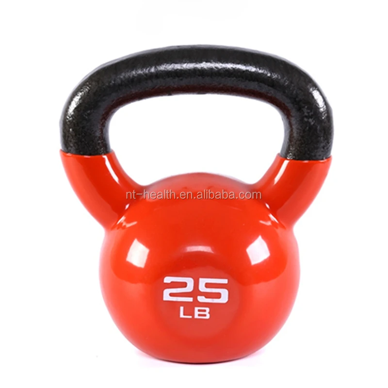 Competition painted vinyl kettlebell set