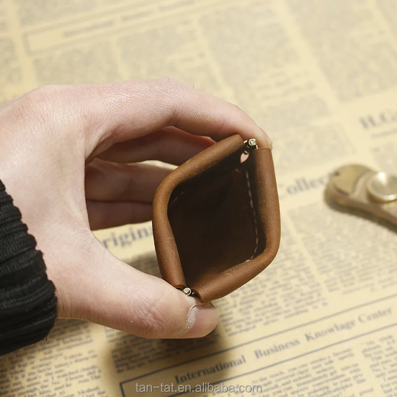 Cow Leather Tri Spinner Fidget Hand Toy Case