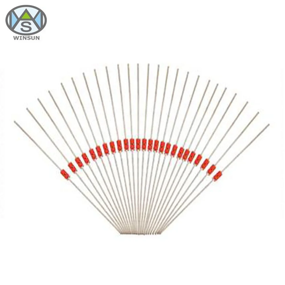 High Stability Glass Sealed 10K ohm B Value 3470K NTC Thermistor For Gas Analyzer