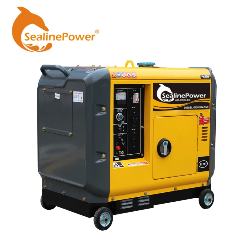 5KW low noise super silent type diesel generator for home use