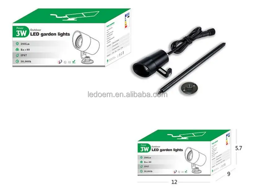 
ip67 dc12v led lawn lights 