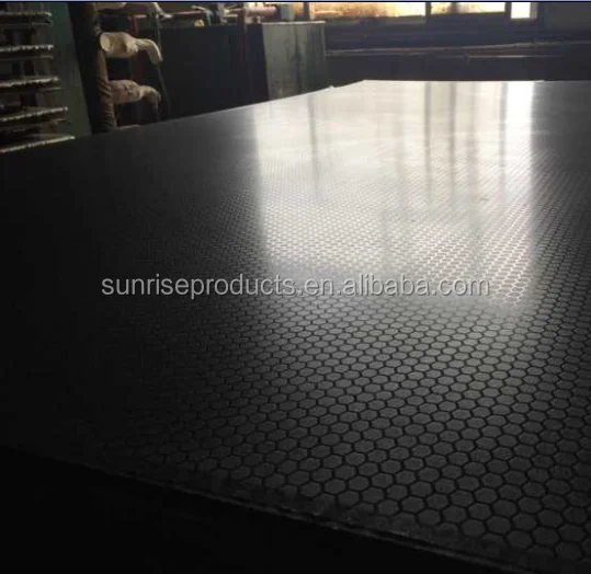 
Hexagon Anti-Slip film faced plywood for construction 