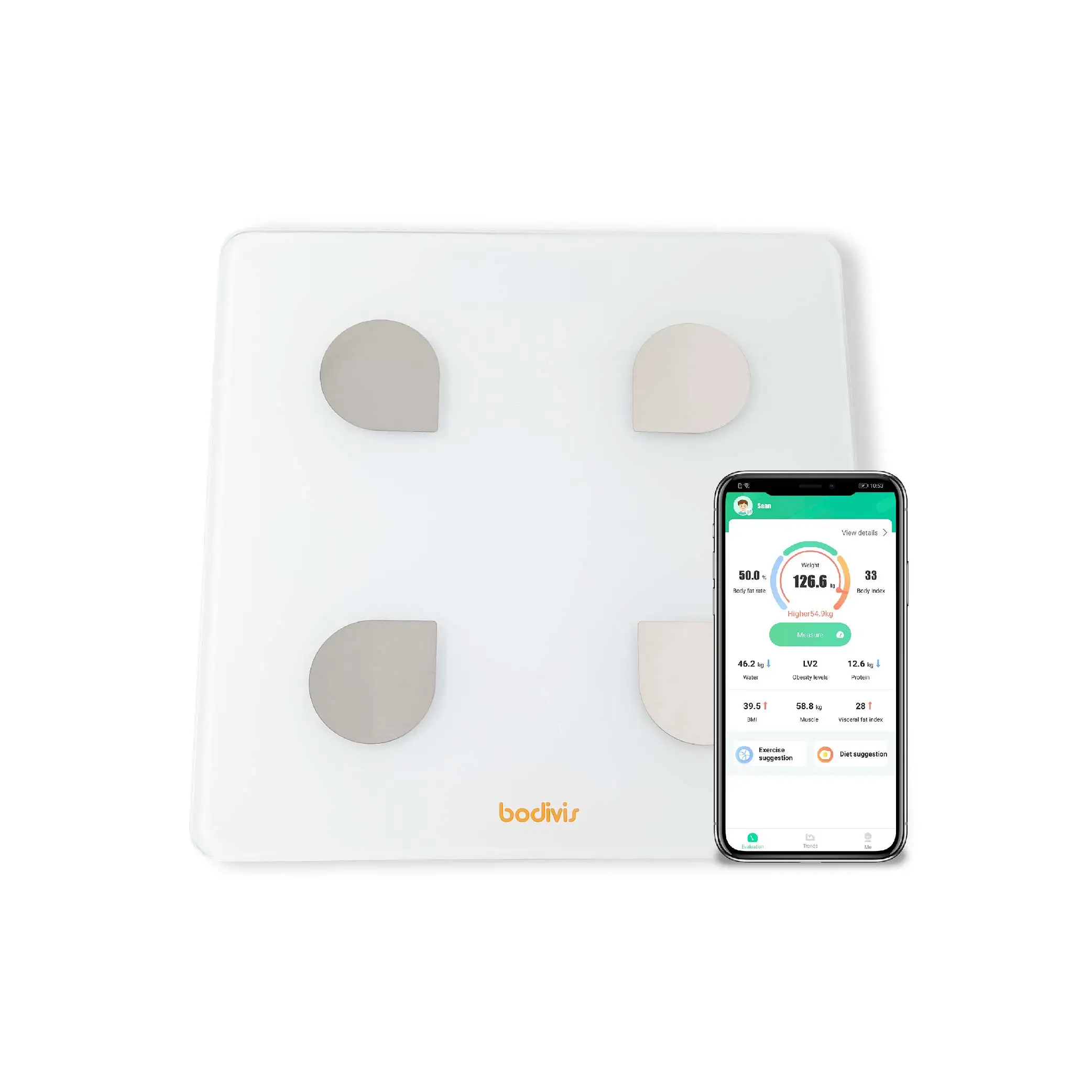 
wholesale Body fat electronic weighing scale smart bluetooth BMI scale with APP 