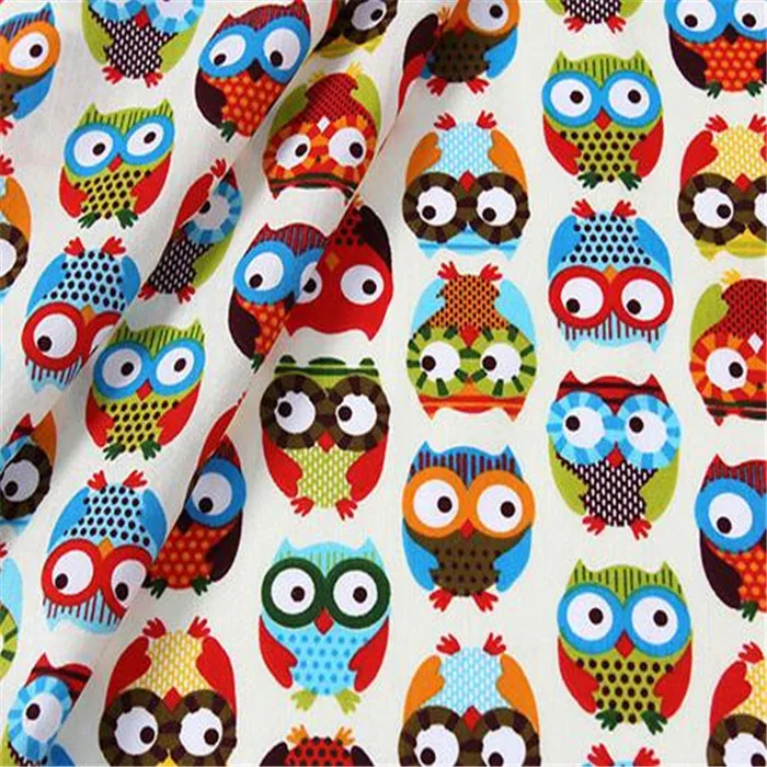 Twill 100% cotton digital printed fabric for kids bedding set , cartoon patterns calico cotton fabric wholesale