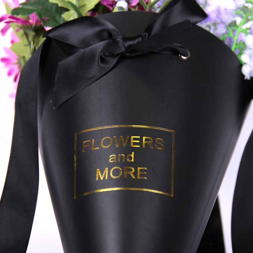 
Unique style wholesale paper rose boxes for flower packaging flower cone box 