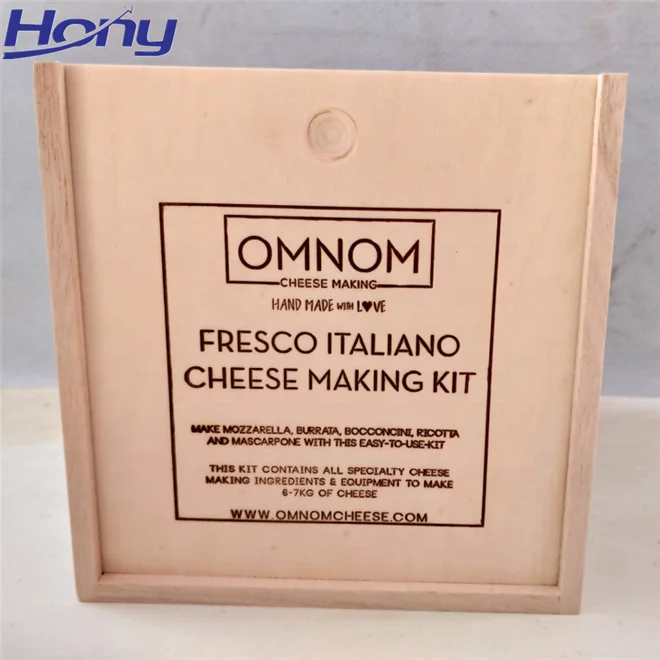 Balsa Paulownia Wooden Gift Box Timber Slide Box with Custom Logo Keepsake for Packaging,Shipping