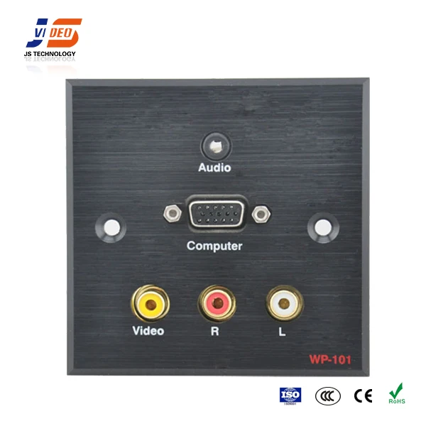 JS-WP101 мультимедийного интерфейса настенный розетку электропитания