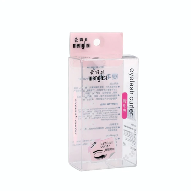 Clear Plastic Cosmetic Packaging Transparent PVC PET Plastic Packaging Boxes For Makeup Foam