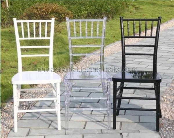 Hotel Wedding USA White Resin Chiavari Chair Tffany Dining Chairs