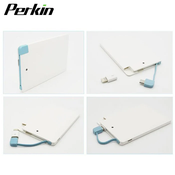 Super Ultra-thin polymer credit card size fast charging magnetic wireless power bank