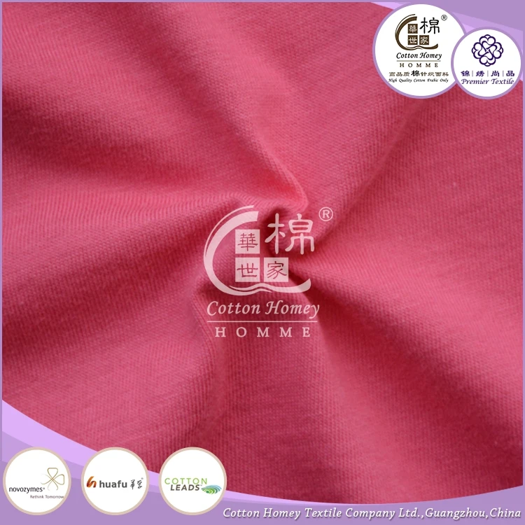 Оптовая Продажа High End 100% чесаный хлопок, трикотажное полотно рулонов