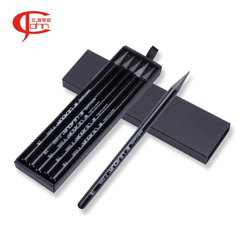 School Stationary Black 2b Pencil Woodless Graphite Sketch Penil Drawing Sketching Pencil Art Set